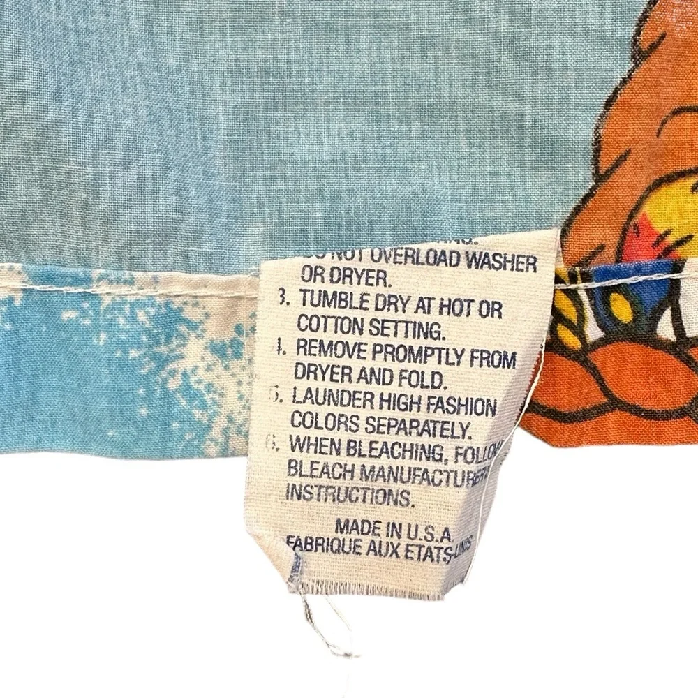 Vintage Walt Disney TWIN‎ Sheet Mickey Mouse Pacific Bedding Dumbo Donald